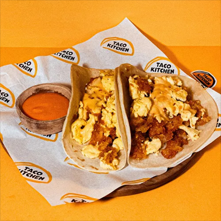 Taco Kitchen Potato and Egg Breakfast Taco