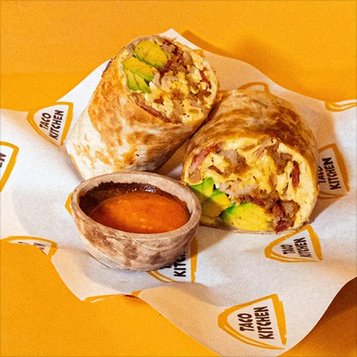 Taco Kitchen Bacon and Egg Breakfast Burrito