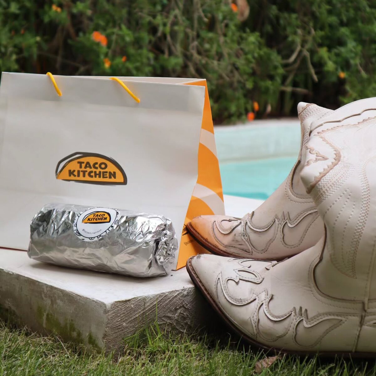 Outdoor dining at Taco Kitchen Bali