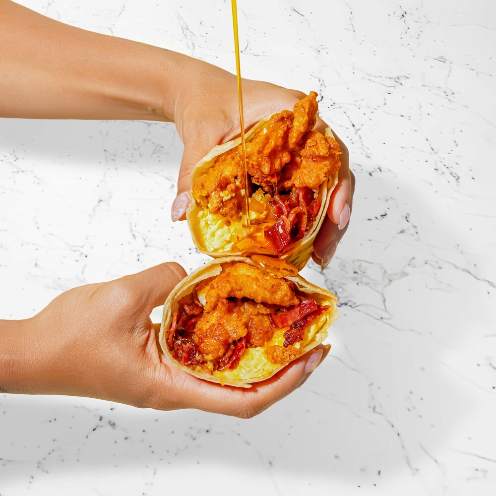 Sticky Chicky Burrito